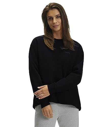 FALKE Damen Sweatshirt Basic Sweat Shirt W PU Baumwolle weich hautfreundlich 1 Stück, Schwarz (Black 3000), XL von FALKE