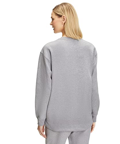 FALKE Damen Sweatshirt Basic Sweat Shirt W Pu Baumwolle weich bequem komfortabel langarm 1 Stück, Grau Grey-Heather 3757, XL von FALKE