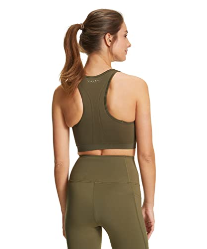 FALKE Damen seamless Sport-BH, Madison Melange Low Support - Bra Top mit breiten Trägern, Funktionsfaser, 1 Stück, Farbe Grau, Größe: S von FALKE