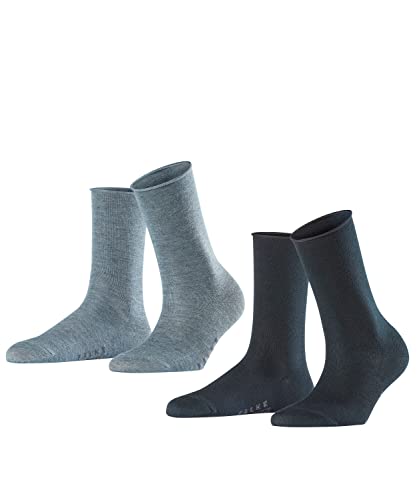 FALKE Damen Socken Active Breeze 2-Pack, Atmungsaktiv Schnelltrocknend, 2 Paar, Mehrfarbig (Sortiment 20), 35-38 von FALKE