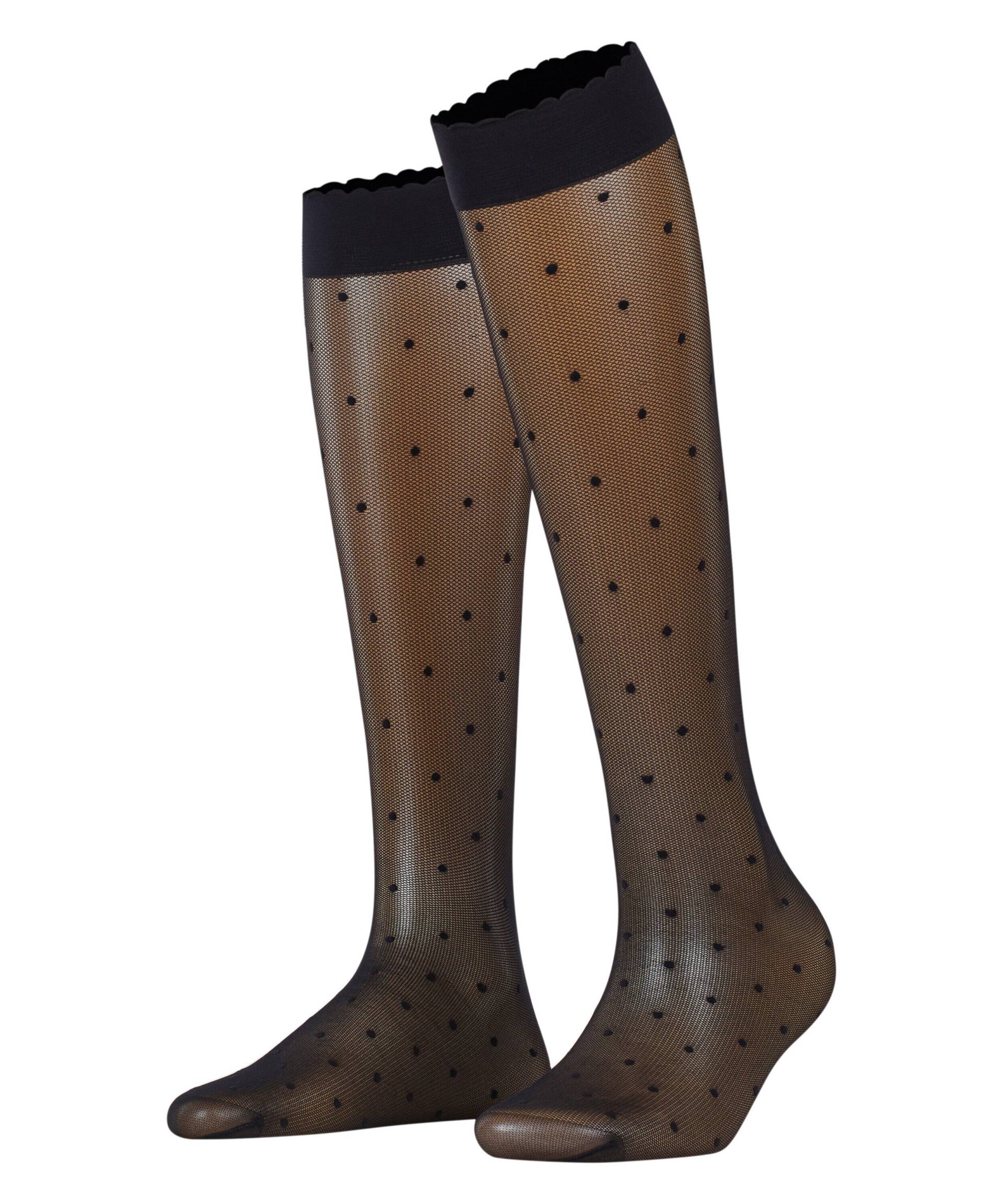 FALKE - FALKE Dot 15 DEN Damen black - Gr. - 40.5 von FALKE