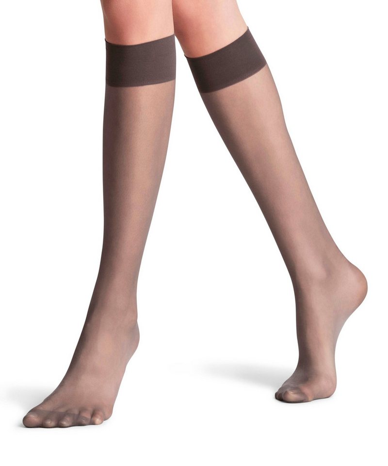 FALKE Feinkniestrümpfe Seidenglatt (1-Paar) transparent & glänzend von FALKE