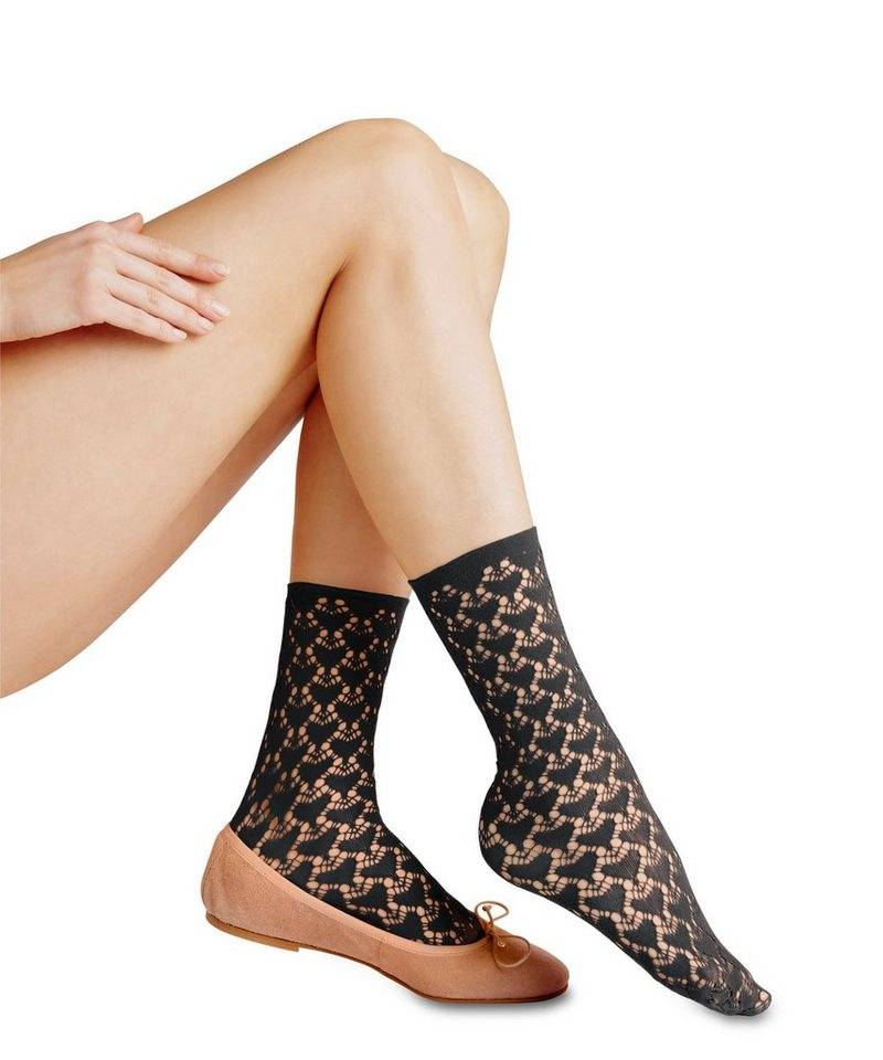 FALKE Feinsöckchen Emotion (1-Paar) mit romantisch verspielter Musterung von FALKE