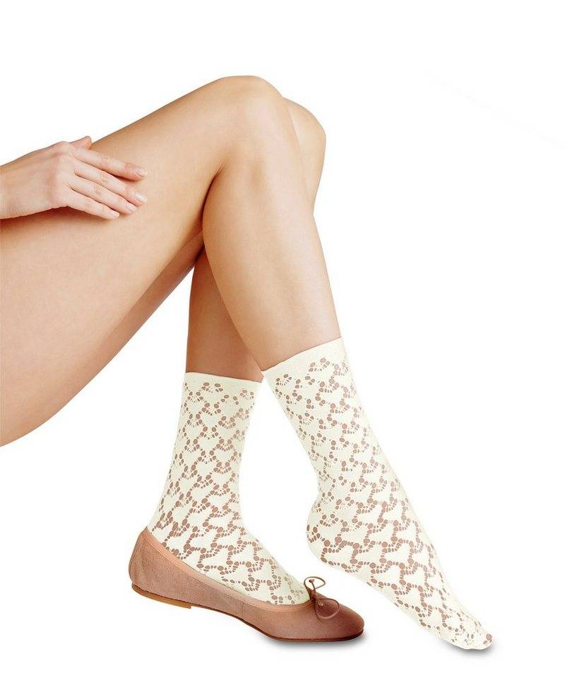 FALKE Feinsöckchen Emotion (1-Paar) mit romantisch verspielter Musterung von FALKE