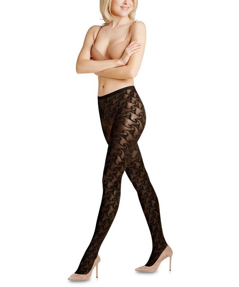 FALKE Feinstrumpfhose Turning Page (1 St) mit grafischer allover Musterung von FALKE