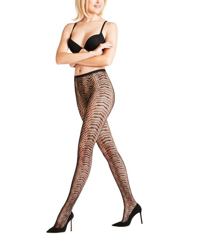 FALKE Feinstrumpfhose Wild Fern (1 St) mit femininer Netz-Struktur von FALKE