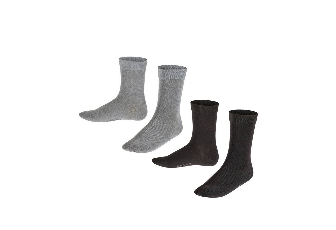 FALKE Freizeitsocken Unisex Socken 2er Pack Baumwolle FALKE Happy 2P SO (Packung, 2er Pack) von FALKE