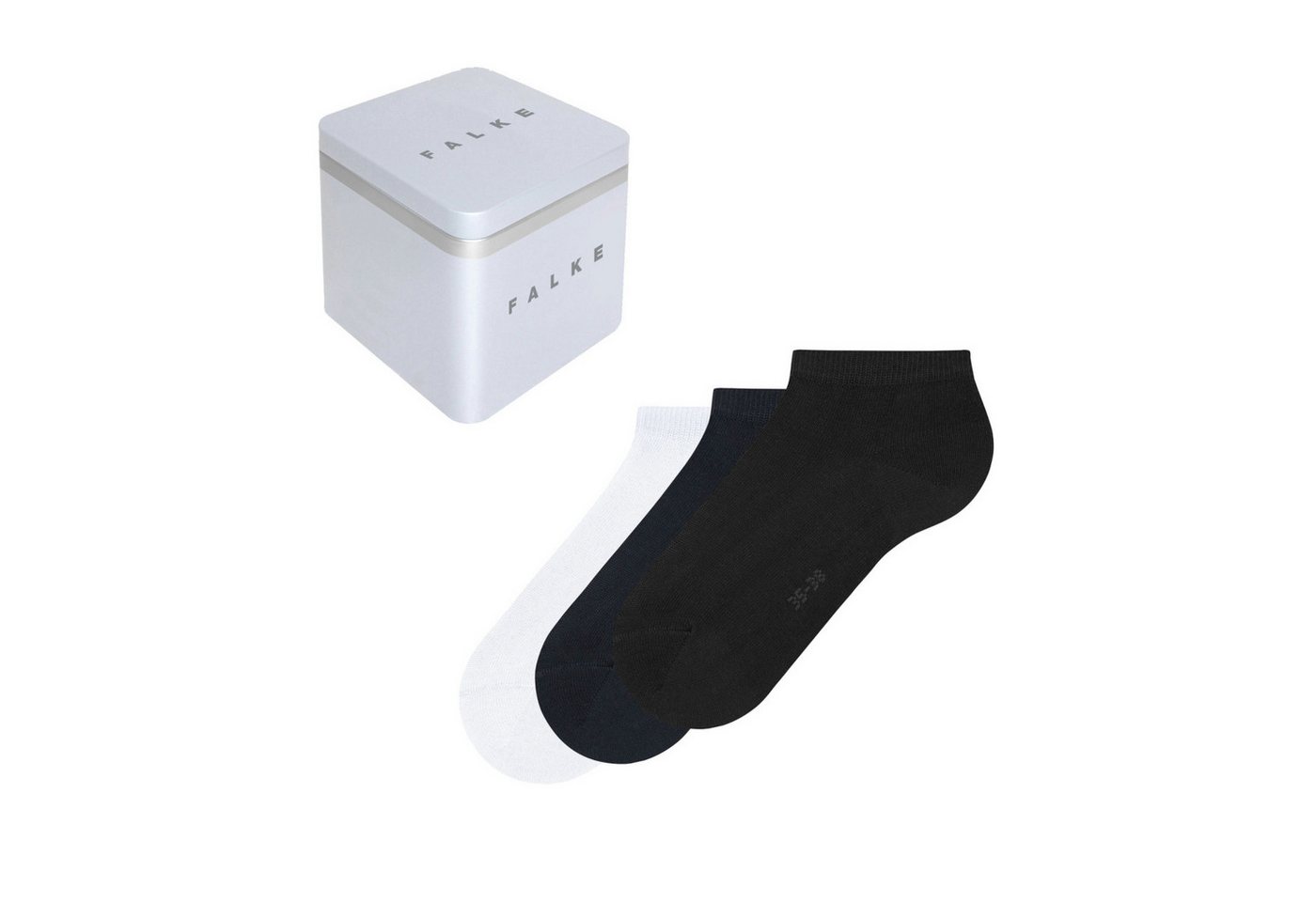FALKE Füßlinge Falke Damen Happy Box 3P Sneakersocken 49152 von FALKE