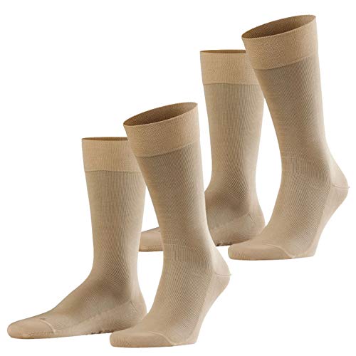 FALKE Functional Herren Socken Sensitive Malaga 2er Pack, Größe:39-42;Farbe:Sand (4320) von FALKE