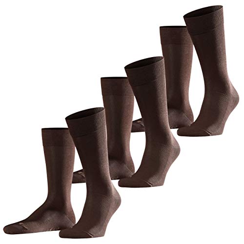 FALKE Functional Herren Socken Sensitive Malaga 3er Pack, Größe:39-42;Farbe:Brown (5930) von FALKE