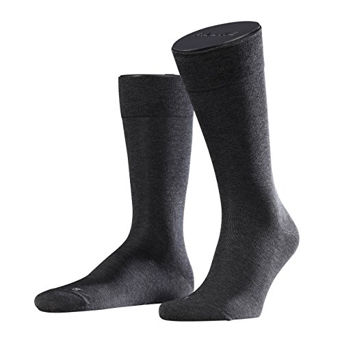 FALKE Functional Herren Socken Sensitive Malaga 3er Pack, Größe:43-46;Farbe:Anthracite Melange (3190) von FALKE