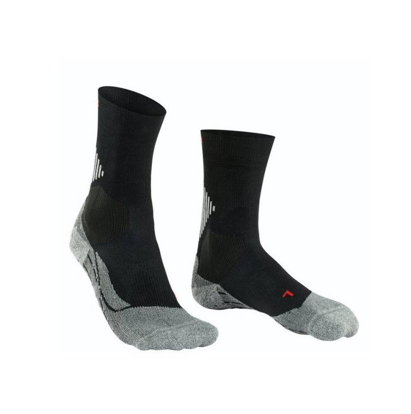 FALKE Funktionssocken 4 Grip (Stabilität mit Silikon-Noppen) schwarz/grau Herren - 1 Paar von FALKE