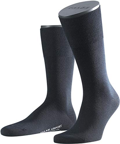 FALKE Herren Socken Airport, Wolle Baumwolle, 1 Paar, Braun (Nutmeg Mel 5410), 39-40 von FALKE