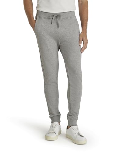 FALKE Herren Lässige Hose Basic Light Sweat Pants M Tr Baumwolle bequem komfortabel lässig druckfreier Komfortbund 1 Stück, Grau Grey-Heather 3757, M von FALKE