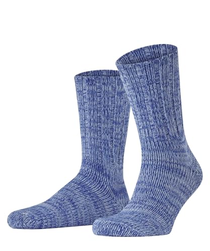 FALKE Herren Socken Brooklyn M So Baumwolle einfarbig 1 Paar, Blau Light Blue 6541, 39-42 von FALKE