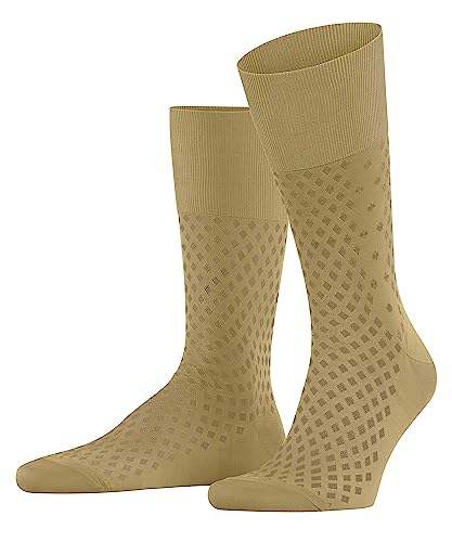 FALKE Herren Classy Type Seide Baumwolle dünn Gemustert 1 Paar Socken, Grün (Pistazie 7917), 41-42 von FALKE