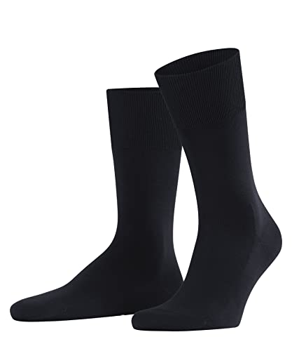 FALKE Herren Socken ClimaWool M So Wolle Lyocell einfarbig 1 Paar, Blau Dark Navy 6370, 41-42 von FALKE