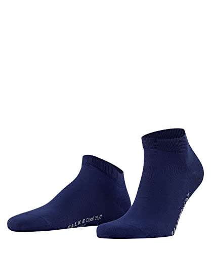 FALKE Herren Sneakersocken Cool 24/7 M SN Baumwolle kurz einfarbig 1 Paar, Blau (Royal Blue 6000) neu - umweltfreundlich, 43-44 von FALKE