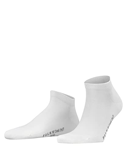 FALKE Herren Sneakersocken Cool 24/7 M Sn Baumwolle kurz einfarbig 1 Paar, Weiß White 2000, 41-42 von FALKE