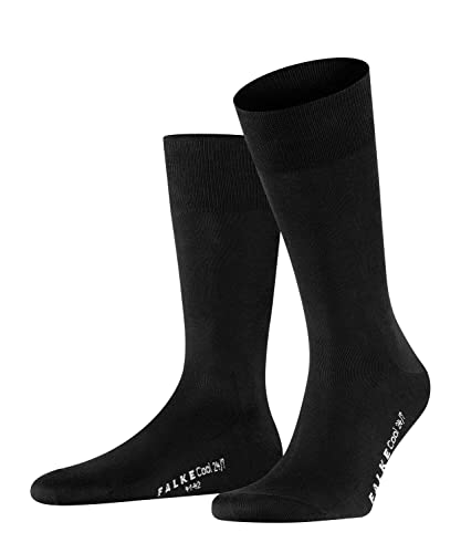 FALKE Herren Socken Cool 24/7 M So Baumwolle einfarbig 1 Paar, Schwarz Black 3000, 41-42 von FALKE