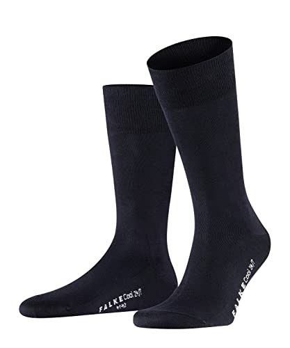 FALKE Herren Socken Cool 24/7 M SO Baumwolle einfarbig 1 Paar, Blau (Dark Navy 6375), 43-44 von FALKE