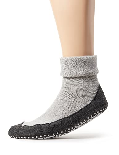 FALKE Herren Cosyshoe Hausschuhe, Grau (Light Grey 3400), 41-42 von FALKE