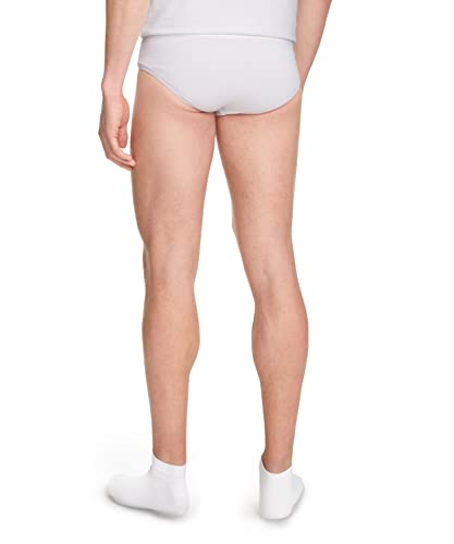 FALKE Herren Slip Daily Climate Control Outlast® M BR Baumwolle schnelltrocknend 1 Stück, Weiß (White 2000), XXL von FALKE