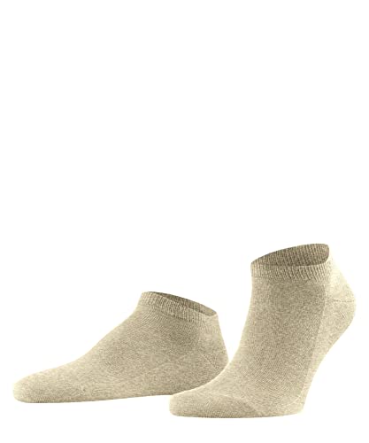 FALKE Herren Sneakersocken Family M SN nachhaltige biologische Baumwolle kurz einfarbig 1 Paar, Beige (Sand Melange 4650) neu - umweltfreundlich, 39-42 von FALKE