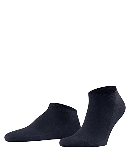 FALKE Herren Sneakersocken Family M SN nachhaltige biologische Baumwolle kurz einfarbig 1 Paar, Blau (Navy Melange 6127) neu - umweltfreundlich, 47-50 von FALKE