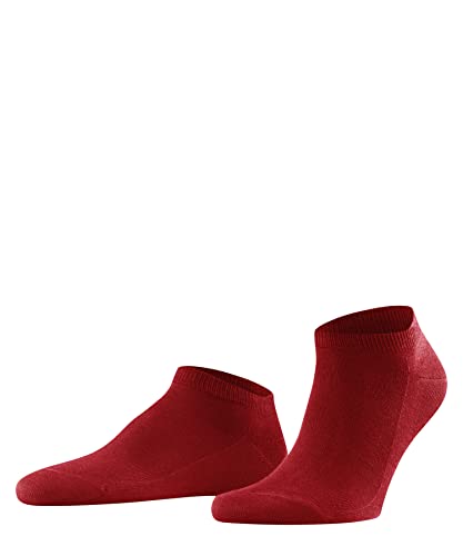 FALKE Herren Sneakersocken Family M SN nachhaltige biologische Baumwolle kurz einfarbig 1 Paar, Rot (Scarlet 8228) neu - umweltfreundlich, 39-42 von FALKE