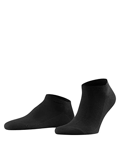 FALKE Herren Sneakersocken Family M SN nachhaltige biologische Baumwolle kurz einfarbig 1 Paar, Schwarz (Black 3000) neu - umweltfreundlich, 47-50 von FALKE