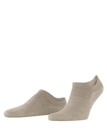 FALKE Herren Füßlinge ClimaWool M IN Schurwolle Lyocell unsichtbar einfarbig 1 Paar, Beige (Pebble Melange 4044), 47-48 von FALKE