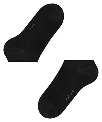 FALKE Herren Füßlinge ClimaWool M In Wolle Lyocell unsichtbar einfarbig 1 Paar, Schwarz Black 3000, 41-42 von FALKE