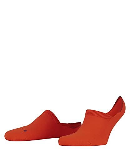 FALKE Unisex Füßlinge Cool Kick Invisible U IN weich atmungsaktiv schnelltrocknend unsichtbar einfarbig 1 Paar, Orange (Flash Orange 8034), 42-43 von FALKE