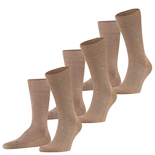 FALKE Herren Functional Socken London 3er Pack, Größe:43-46;Farbe:Nutmeg Melange (5410) von FALKE