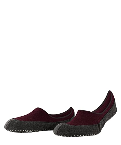 FALKE Herren Hausschuhe Cosyshoe Invisible, Schurwolle, 1 Paar, Rot (Burnt Siena 8498), 39-40 von FALKE