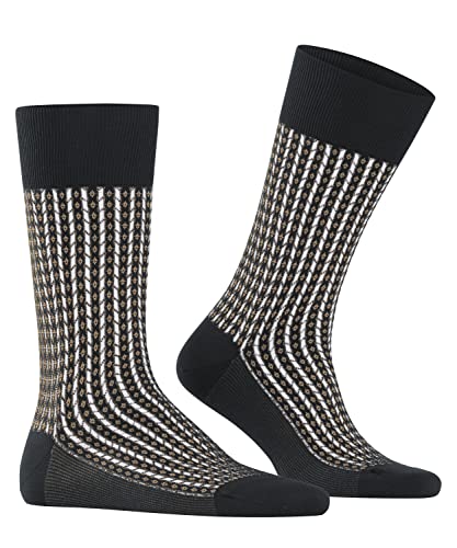 FALKE Herren Socken High Class, Nachhaltige Biologische Baumwolle, 1 Paar, Schwarz (Black 3000), 39-40 von FALKE