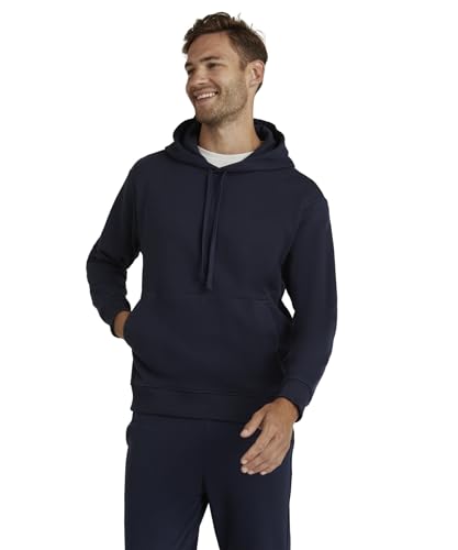 FALKE Herren Kapuzenpullover Basic Light Sweat Hoodie M Pu Baumwolle weich bequem komfortabel mit Kapuze 1 Stück, Blau Space Blue 6116, L von FALKE
