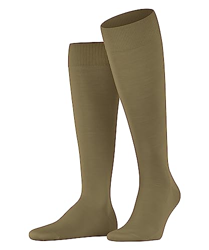 FALKE Herren Kniestrümpfe ClimaWool M KH Lyocell Wolle lang einfarbig 1 Paar, Beige (Laurel 7544), 39-40 von FALKE