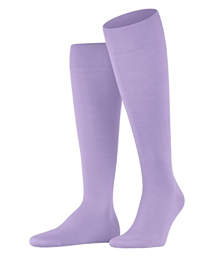 FALKE Herren Kniestrümpfe ClimaWool M KH Lyocell Wolle lang einfarbig 1 Paar, Lila (Lupine 6903), 41-42 von FALKE