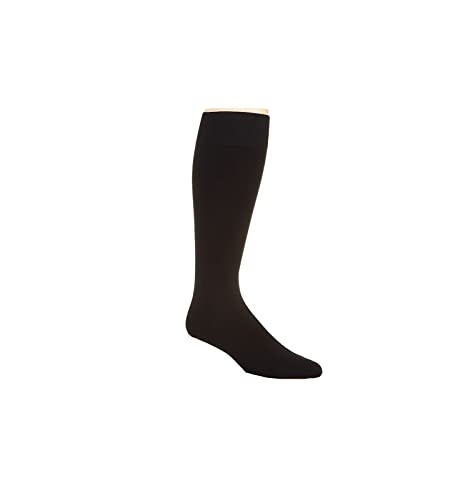 FALKE Herren Kniestrümpfe Energizing Wool M KH Wolle Baumwolle mit Kompression 1 Paar, Schwarz (Black 3000), 43-44 von FALKE