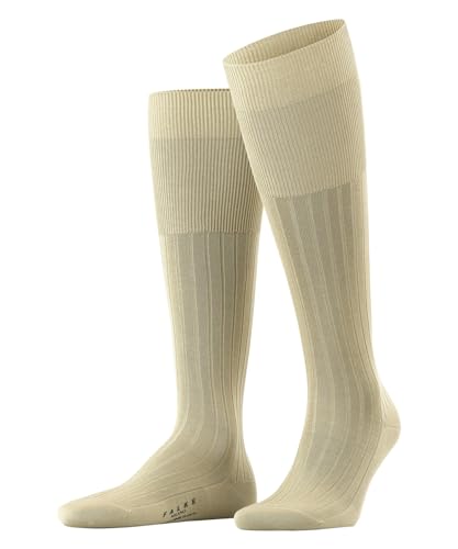 FALKE Herren Kniestrümpfe Milano M Kh Baumwolle lang einfarbig 1 Paar, Beige Sand 4320, 41-42 von FALKE