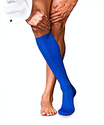 FALKE Herren Kniestrümpfe No. 13 M Kh Baumwolle lang einfarbig 1 Paar, Blau Olympic 6940, 39-40 von FALKE