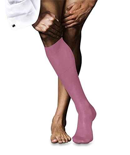 FALKE Herren Kniestrümpfe No. 9 M Kh Baumwolle lang einfarbig 1 Paar, Rot Rose 8680, 43-44 von FALKE