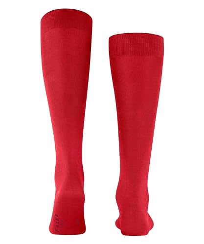 FALKE Herren Kniestrümpfe Tiago M KH Fil D'Ecosse Baumwolle lang einfarbig 1 Paar, Rot (Scarlet 8228) neu - umweltfreundlich, 43-44 von FALKE