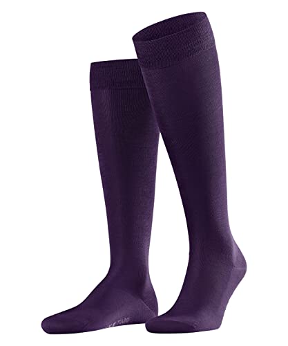 FALKE Herren Kniestrümpfe Tiago M Kh nachhaltige Fil D'Ecosse Baumwolle lang einfarbig 1 Paar, Blau Wine Berry 8860, 45-46 von FALKE