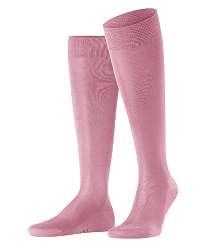 FALKE Herren Kniestrümpfe Tiago M Kh nachhaltige Fil D'Ecosse Baumwolle lang einfarbig 1 Paar, Rosa Rose Water 8804, 45-46 von FALKE