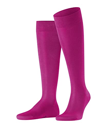 FALKE Herren Kniestrümpfe Tiago M Kh nachhaltige Fil D'Ecosse Baumwolle lang einfarbig 1 Paar, Rot Berry 8390, 43-44 von FALKE