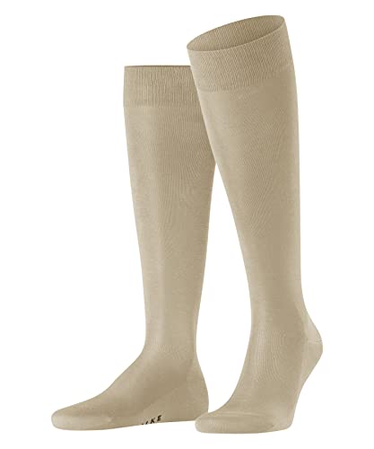 FALKE Herren Kniestrümpfe Tiago M Kh nachhaltige Fil D'Ecosse Baumwolle lang einfarbig 1 Paar, Beige Silk 4097, 41-42 von FALKE