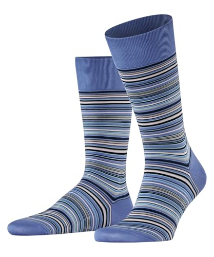 FALKE Herren Microblock M So Baumwolle Gemustert Socken, Blau Water 6550, 45-46 von FALKE